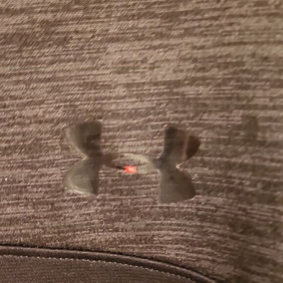 Under Armour Men's Coldgear Black & Gray Fleece Pullover Size 2XL - Picture 5 of 9